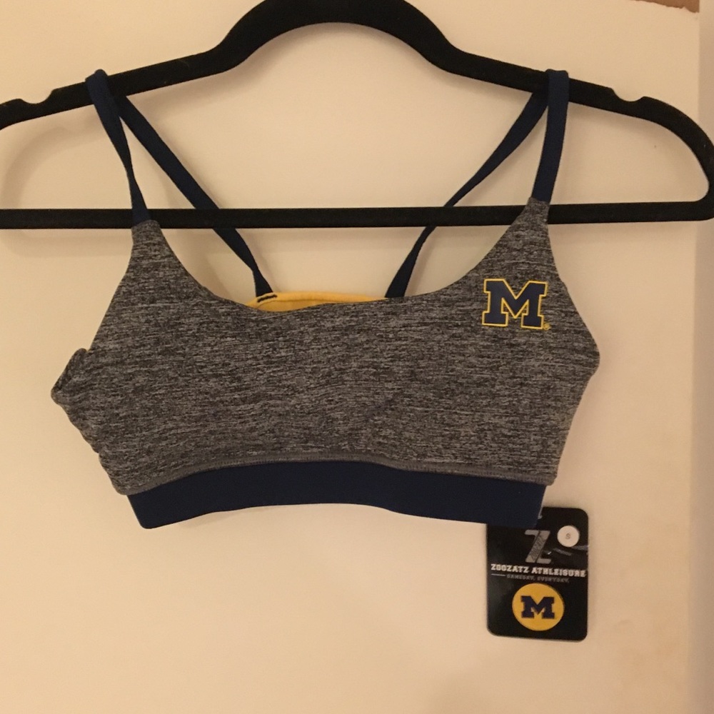 University of Michigan Sports bra (New with tags)